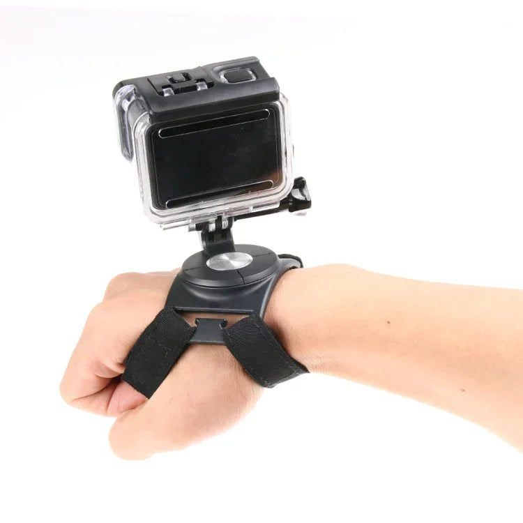 GP278 3-in-1 손목 팔 다리 스트랩 360도 회전 마운트 GoPro, Insta360, DJI 및 기타 액션 카메라용, GP278