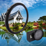 52mm 3-in-1 원형 UV 렌즈 필터 캡 포함 GoPro HERO7 Black/6/5용, 52mm UV 렌즈
