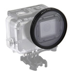 GoPro HERO7 Black/6/5용 캡 포함 58mm 3-in-1 원형 UV 렌즈 필터, 58mm UV 렌즈
