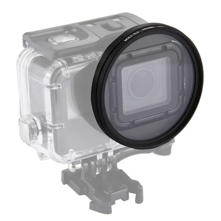 GoPro HERO7 Black/6/5용 캡 포함 58mm 3-in-1 원형 UV 렌즈 필터, 58mm UV 렌즈