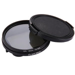 58mm 3-in-1 원형 CPL 렌즈 필터 캡 포함, GoPro HERO7 Black/6/5용, 58mm CPL 렌즈