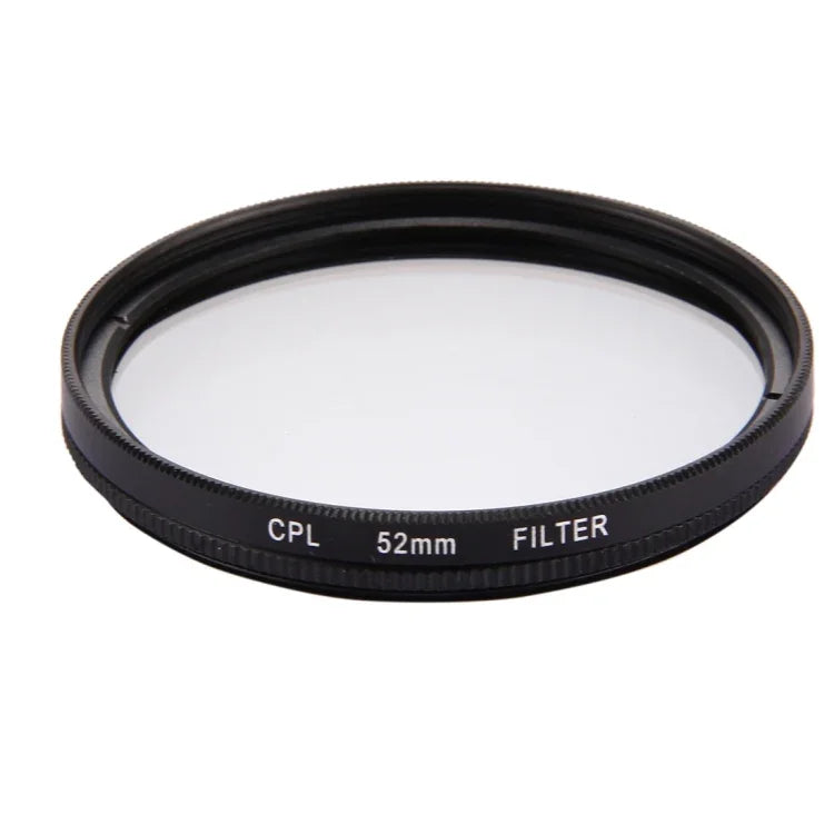 GoPro HERO7 Black/6 /5용 52mm 3 in 1 원형 CPL 렌즈 필터 캡 포함, 52mm CPL 렌즈