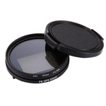 GoPro HERO7 Black/6 /5용 52mm 3 in 1 원형 CPL 렌즈 필터 캡 포함, 52mm CPL 렌즈