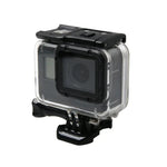 GoPro HERO6 /5 방수 하우징 보호 케이스 + 버클이 있는 홀로우 백 커버 기본 마운트 및 나사, 방수 하우징