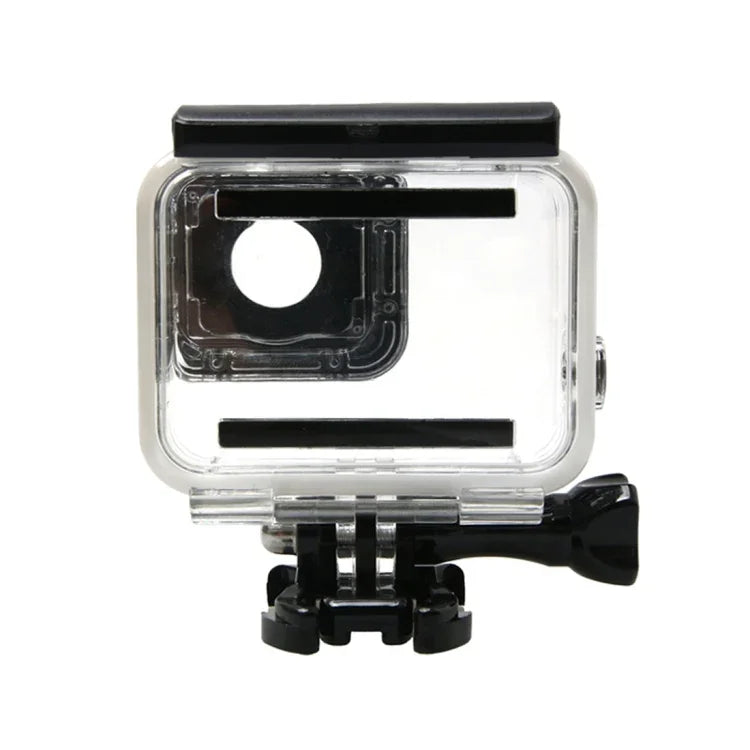 GoPro HERO6 /5 방수 하우징 보호 케이스 + 버클이 있는 홀로우 백 커버 기본 마운트 및 나사, 방수 하우징