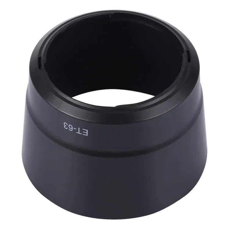 ET-63 렌즈 후드 쉐이드 Canon EF-S 55-250mm f/4-5.6 IS STM 렌즈용, ET-63