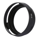 후지필름 X100용 49mm 금속 통풍 렌즈 후드, LA-49 X100 (검정), LA-49 X100 (은색)