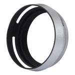 후지필름 X100용 49mm 금속 통풍 렌즈 후드, LA-49 X100 (검정), LA-49 X100 (은색)