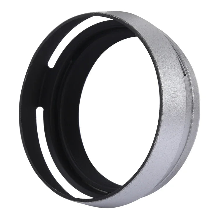 후지필름 X100용 49mm 금속 통풍 렌즈 후드, LA-49 X100 (검정), LA-49 X100 (은색)
