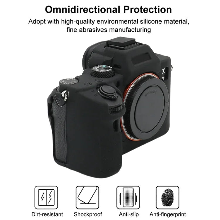 소니 A7 III / ILCE-7M3 / A7R III용 부드러운 실리콘 보호 케이스, 소니 A7 III / ILCE-7M3 / A7R III용