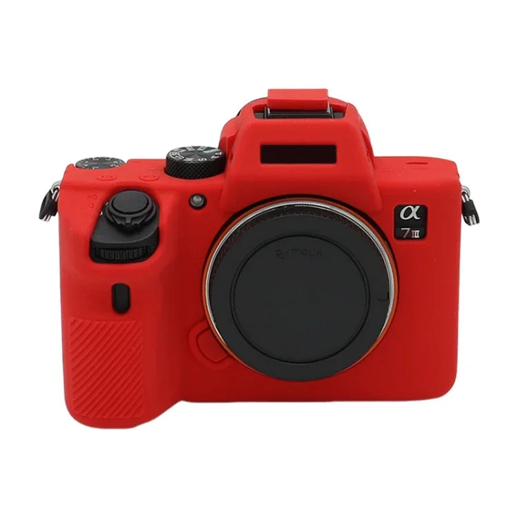 소니 A7 III / ILCE-7M3 / A7R III용 부드러운 실리콘 보호 케이스, 소니 A7 III / ILCE-7M3 / A7R III용