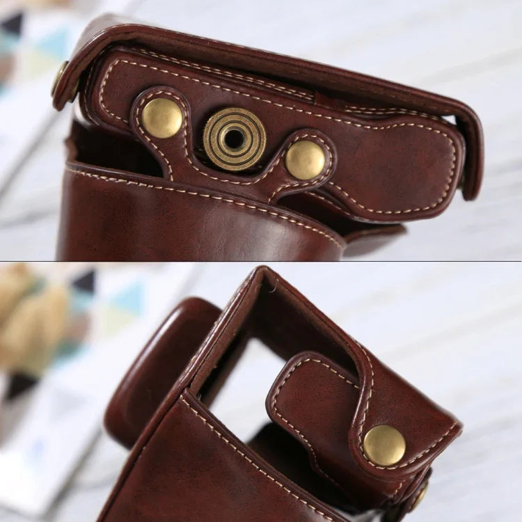 Full Body Camera PU Leather Case Bag with Strap for Olympus EPL7 / EPL8, For Olympus EPL8