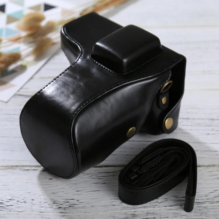 Samsung NX300용 풀 바디 카메라 PU 가죽 케이스 가방 스트랩 포함, Samsung NX300용
