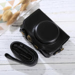 캐논 PowerShot SX730 HS / SX720 HS용 스트랩 포함 전신 카메라 PU 가죽 케이스 가방, SX730 HS용