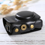 캐논 PowerShot SX730 HS / SX720 HS용 스트랩 포함 전신 카메라 PU 가죽 케이스 가방, SX730 HS용