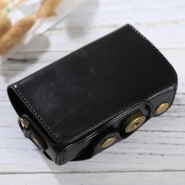 캐논 PowerShot SX730 HS / SX720 HS용 스트랩 포함 전신 카메라 PU 가죽 케이스 가방, SX730 HS용