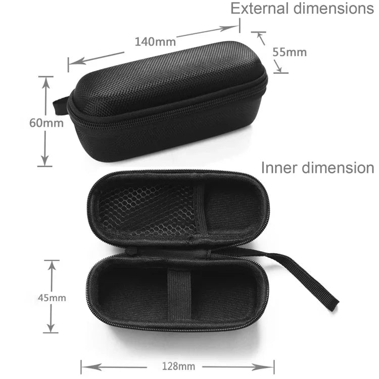 2개 세트 스마트 VR360 스포츠 카메라 보호 가방 Insta360 Nano S용, 크기: 14cm x 6cm x 5.5cm, Insta360 Nano S용