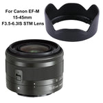 EW-53 렌즈 후드 쉐이드 Canon EF-M 15-45mm F3.5-6.3IS STM 렌즈용, EW-53