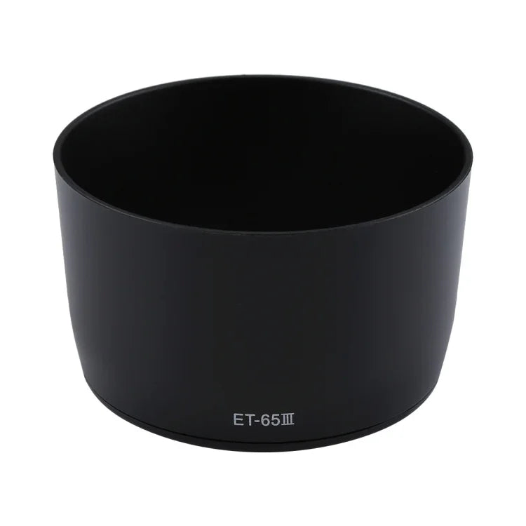 Canon 카메라 EF 100mm f/2 USM / EF 135mm f/2.8 소프트 포커스 렌즈용 ET-65 III 렌즈 후드 쉐이드, ET-65 III