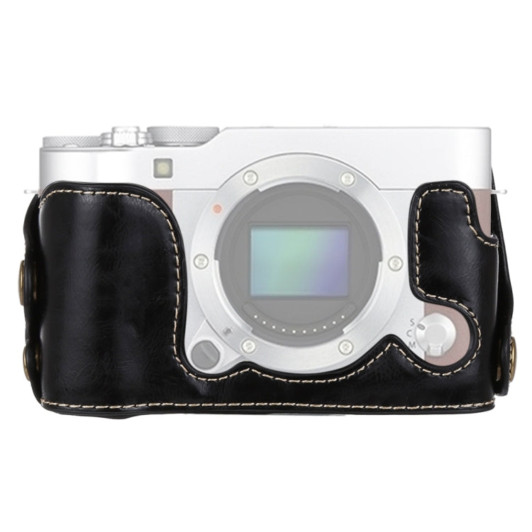 1/4인치 나사 PU 가죽 카메라 하프 케이스 베이스 FUJIFILM X-A3 / X-A10용, FUJIFILM XA3용