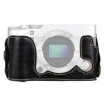 1/4인치 나사 PU 가죽 카메라 하프 케이스 베이스 FUJIFILM X-A3 / X-A10용, FUJIFILM XA3용