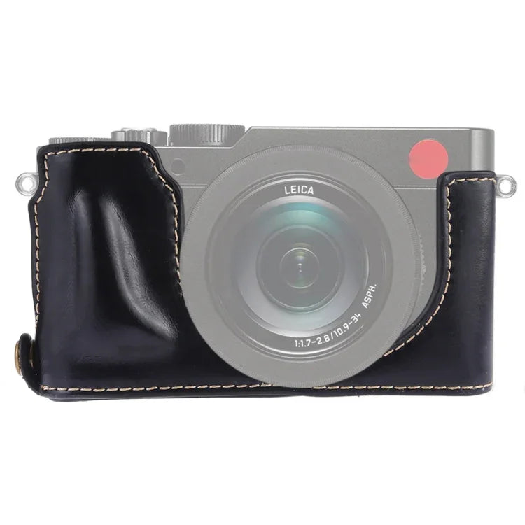 Leica DLUX TYP 109용 1/4인치 나사 PU 가죽 카메라 하프 케이스 베이스, Leica D109용, Leica D901용