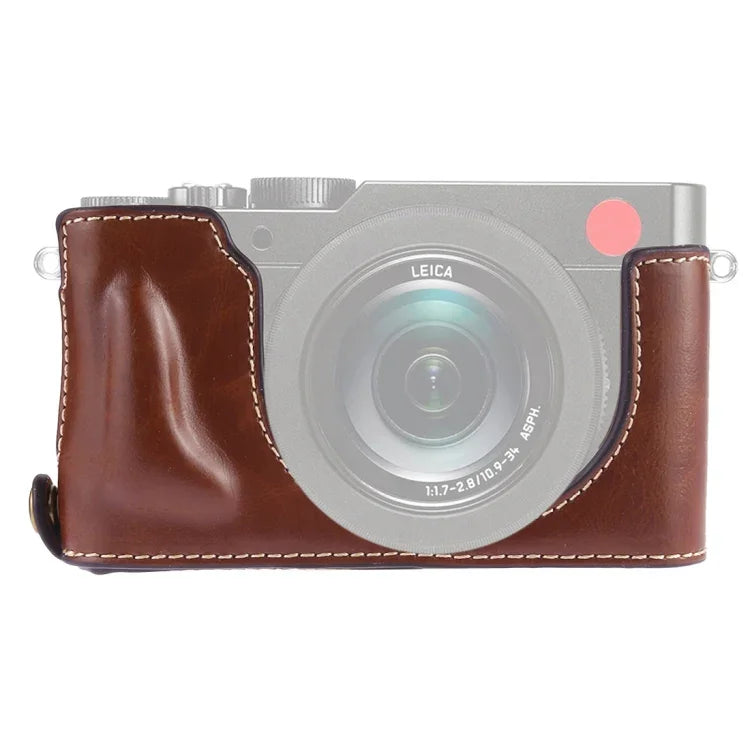 Leica DLUX TYP 109용 1/4인치 나사 PU 가죽 카메라 하프 케이스 베이스, Leica D109용, Leica D901용