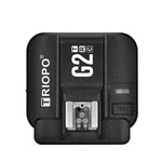 TRIOPO G2 무선 플래시 트리거 2.4G 수신/송신 듀얼 용도 TTL 고속 트리거, Canon 카메라용 G2