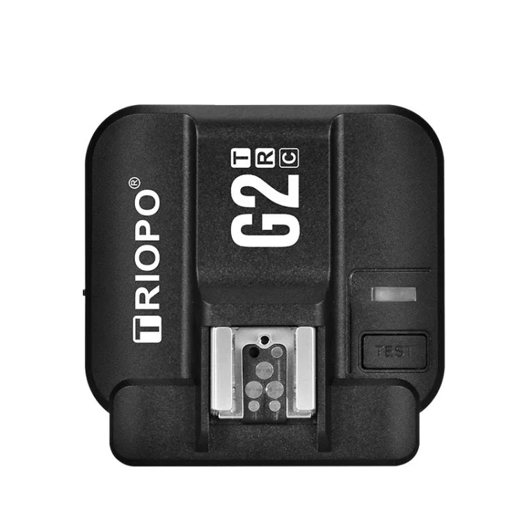 TRIOPO G2 무선 플래시 트리거 2.4G 수신/송신 듀얼 용도 TTL 고속 트리거, Canon 카메라용 G2