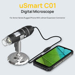 Ulefone uSmart C01 유선 디지털 현미경, Ulefone Armor 18 시리즈 / 9 / 9E 및 Power Armor 16 시리즈 / 13 / Armor Pad용, uSmart C01
