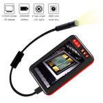 P20 4.3인치 화면 HD1080P 검사 내시경 8개 LED, 길이: 2m, 렌즈 직경: 8mm, 하드 라인, 길이: 2m, 하드 라인