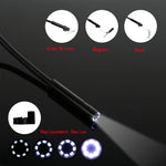 P20 4.3인치 화면 HD1080P 검사 내시경 8개 LED, 길이: 2m, 렌즈 직경: 8mm, 하드 라인, 길이: 2m, 하드 라인