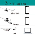 I98 130만 화소 HD 시각 귀지 청소 도구 내시경 보어스코프, 6 LED 포함, 렌즈 직경: 5.5mm