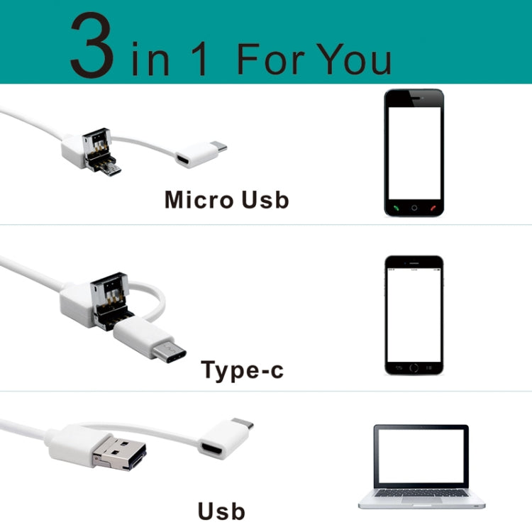 I98 130만 화소 HD 시각 귀지 청소 도구 내시경 보어스코프, 6 LED 포함, 렌즈 직경: 5.5mm