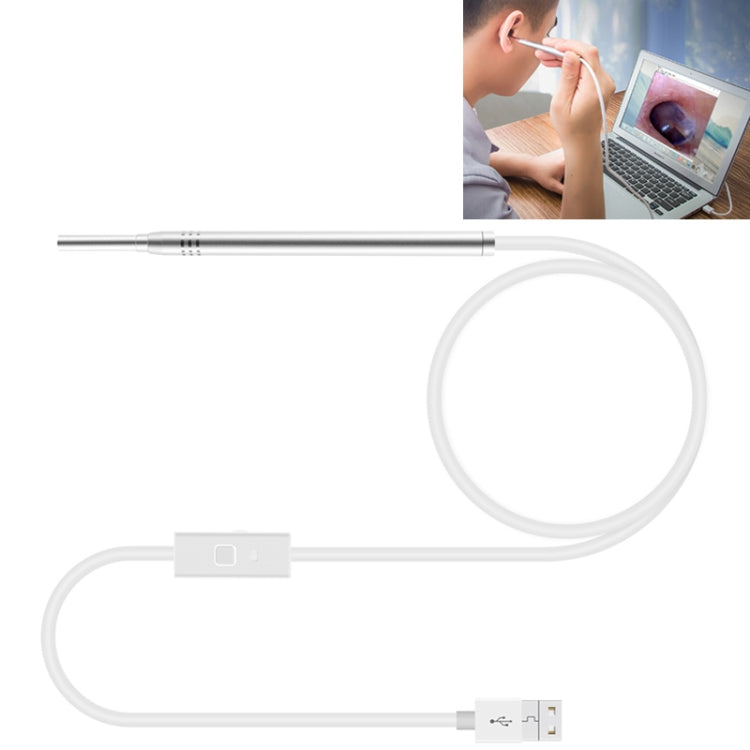 6개의 LED가 있는 1MP HD 시각 귀 코 치아 내시경 보어스코프, 렌즈 직경: 4.3mm