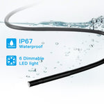 F220 5.5mm HD 5.0MP WIFI 내시경 검사 카메라 6개 LED, 길이: 5m, 길이: 5m