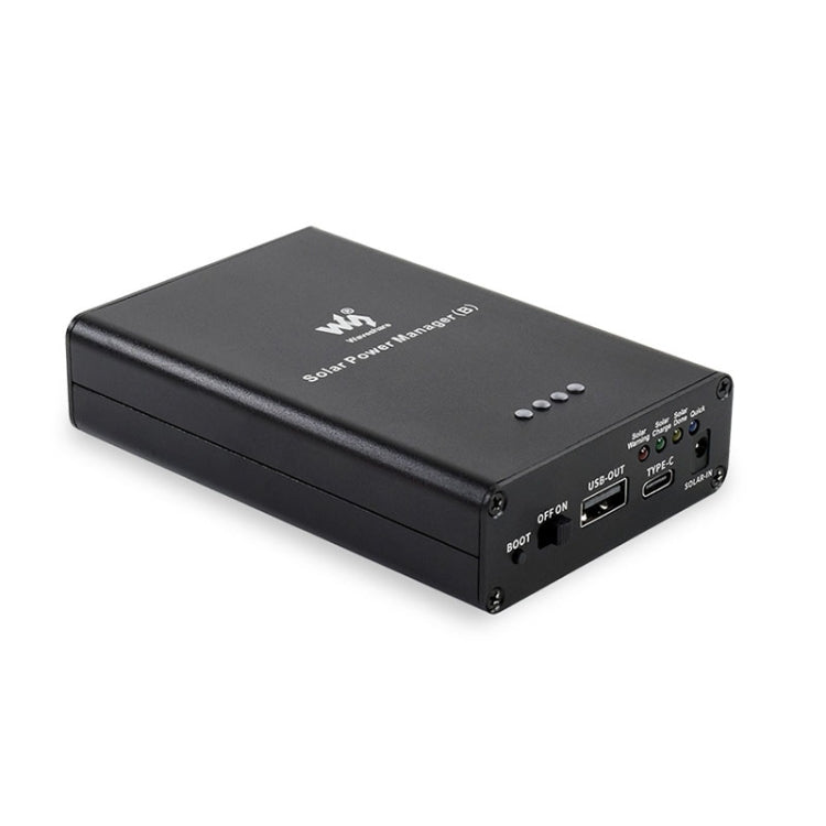 Waveshare 태양광 전원 관리자, 내장 10000mAh 리튬 폴리머 배터리, 6V~24V 태양광 패널 지원, 19799