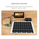 Waveshare 태양광 전원 관리자, 내장 10000mAh 리튬 폴리머 배터리, 6V~24V 태양광 패널 지원, 19799