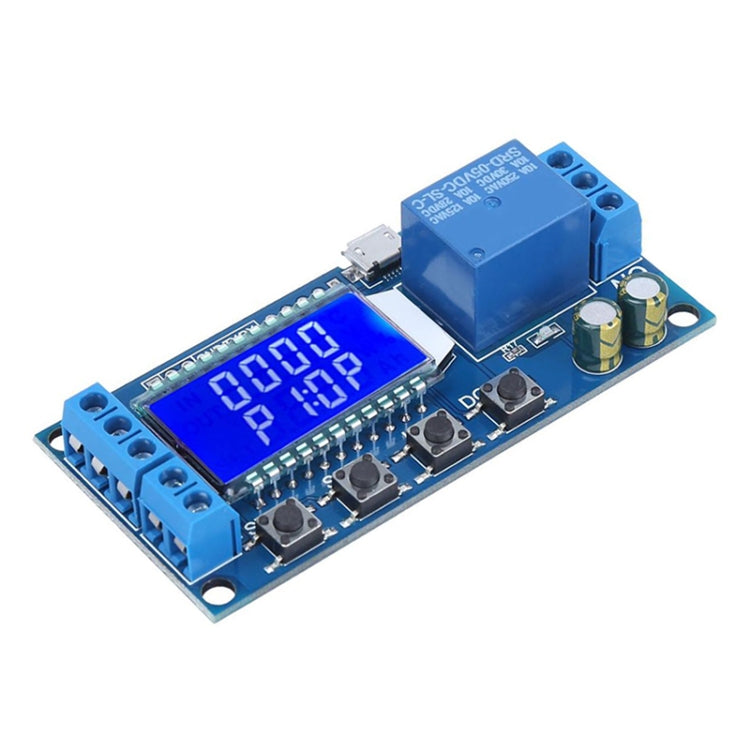 XY-LJ02 6-30V 마이크로 USB 디지털 LCD 디스플레이 타임 딜레이 릴레이 모듈 제어 타이머 스위치