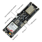WiFi 블루투스 18560 배터리 홀더 태양광 충전 모듈 개발 보드, T-SIM7000G