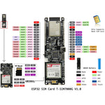 WiFi 블루투스 18560 배터리 홀더 태양광 충전 모듈 개발 보드, T-SIM7000G