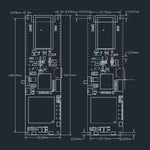 WiFi 블루투스 18560 배터리 홀더 태양광 충전 모듈 개발 보드, T-SIM7000G