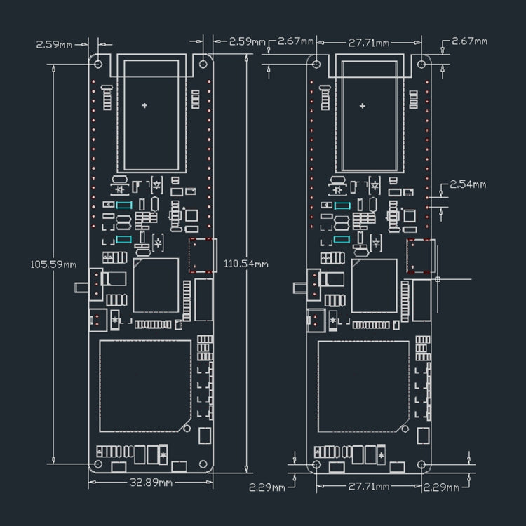 WiFi 블루투스 18560 배터리 홀더 태양광 충전 모듈 개발 보드, T-SIM7000G