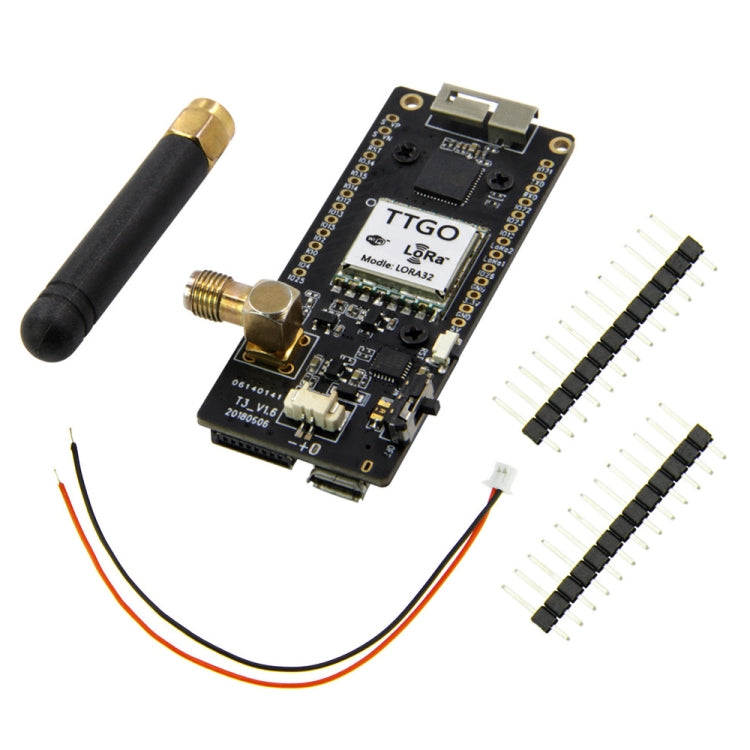 TTGO LORA32 V2.1 ESP32 0.96인치 OLED 블루투스 WiFi 무선 모듈 915MHz SMA IP5306 모듈 안테나 포함, 915MHz