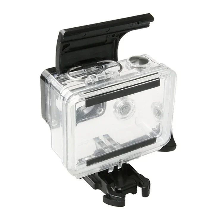 Gopro HERO4 / 3+ 스포츠 액션 카메라 방수 하우징 케이스 ABS 플라스틱 백 도어 클립 잠금 장치, 하우징 케이스