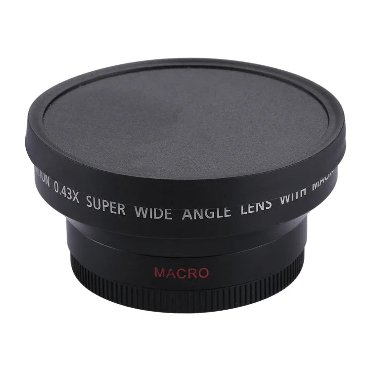62mm 0.43X 슈퍼 와이드 앵글 렌즈 및 매크로 렌즈, 62mm