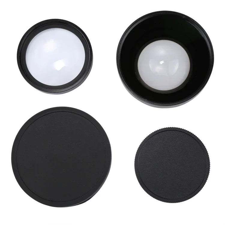 62mm 0.43X 슈퍼 와이드 앵글 렌즈 및 매크로 렌즈, 62mm