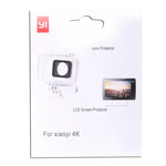 Xiaomi Xiaoyi II 4K 카메라용 울트라 클리어 LCD 스크린 보호 필름 + 하우징 글래스 렌즈 보호 필름