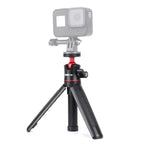 RUIGPRO 다기능 접이식 삼각대 홀더 셀피 모노포드 스틱 볼 헤드 포함 GoPro, Insta360, DJI 및 기타 액션 카메라용, 삼각대 모노포드