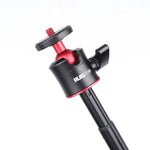 RUIGPRO 다기능 접이식 삼각대 홀더 셀피 모노포드 스틱 볼 헤드 포함 GoPro, Insta360, DJI 및 기타 액션 카메라용, 삼각대 모노포드